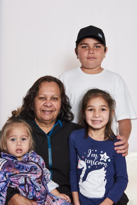 Potrait of Kelanee, Marion, Kyson, Michelle